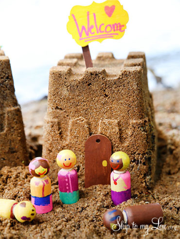 DIY Sand Castle Figures