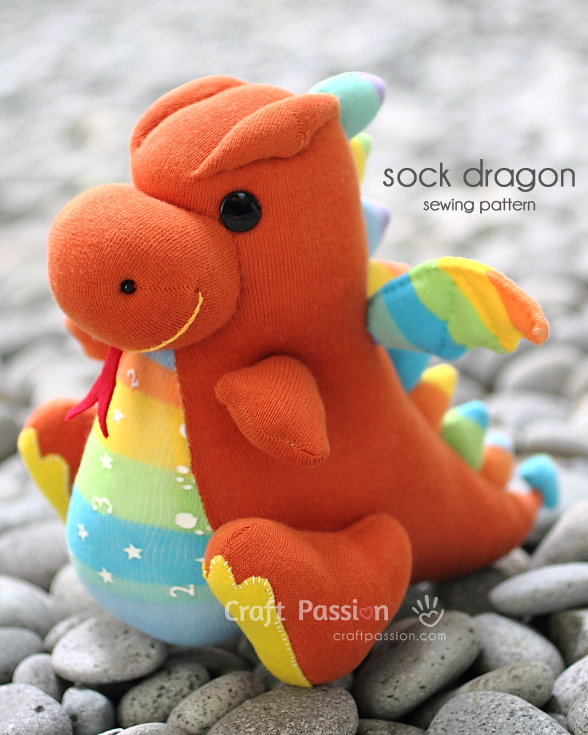 How to Sew A Sock Dragon