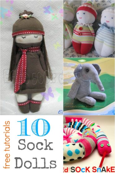 10 Sock Dolls – Free Tutorials!