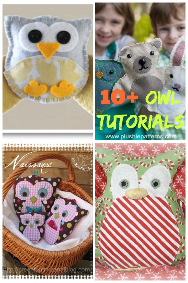 10 Owl Stuffed Animal Patterns