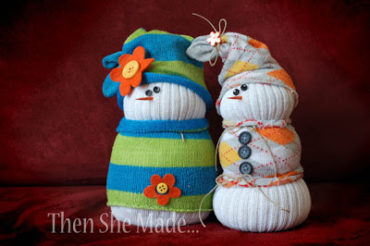 Sock Snowmen