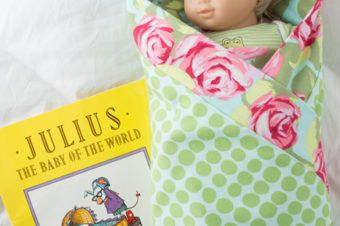 Baby Doll Receiving Blanket Pattern