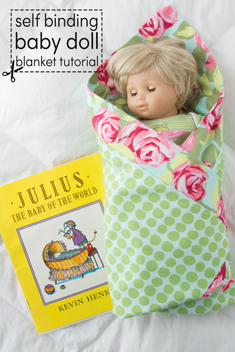 Baby Doll Receiving Blanket Pattern