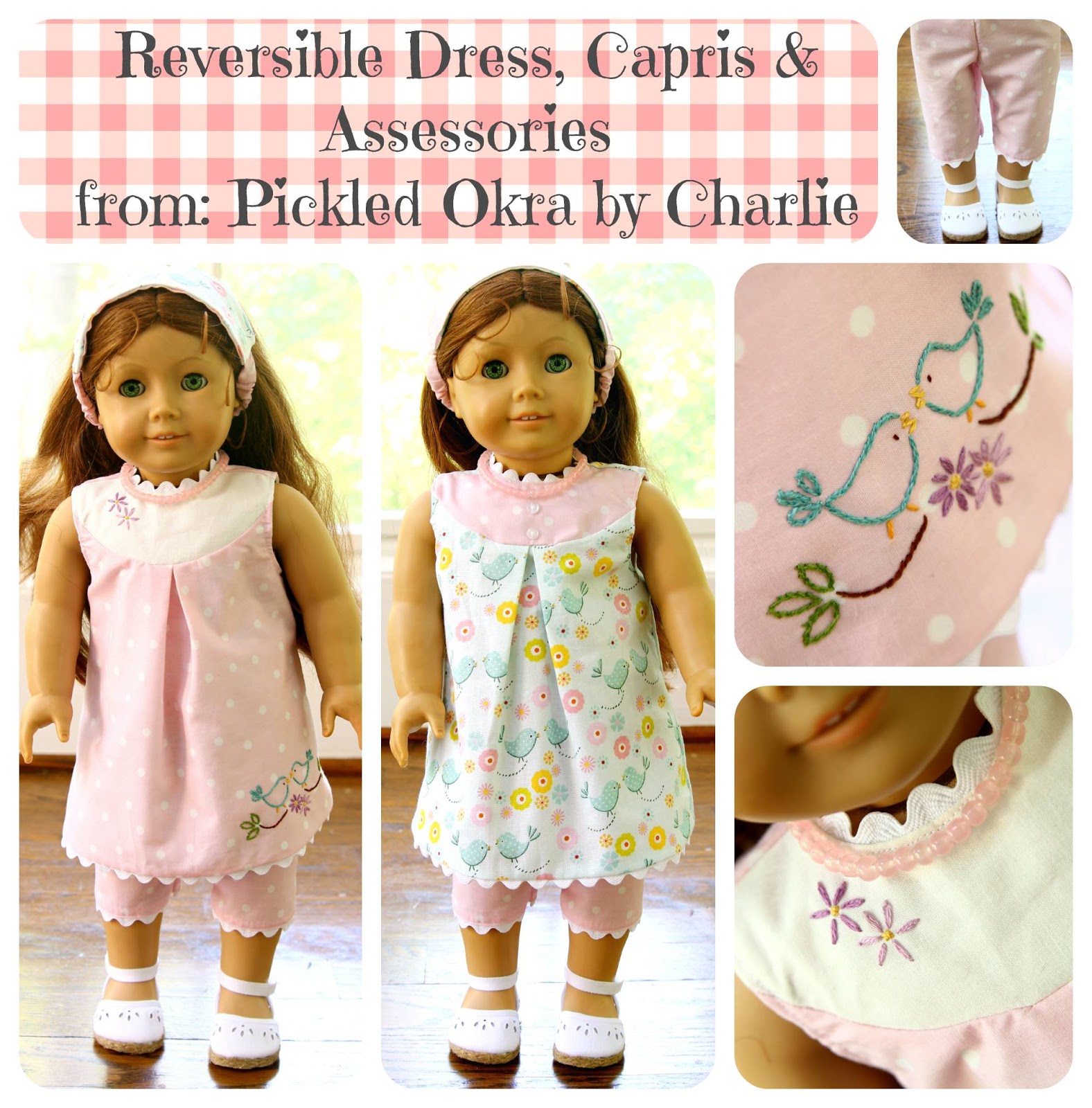 Free Doll Pattern Reversible Dress