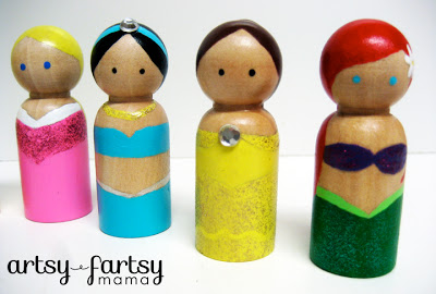 Princess Peg Dolls