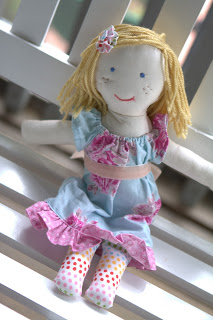 Rag Doll with Yarn Hair Tutorial