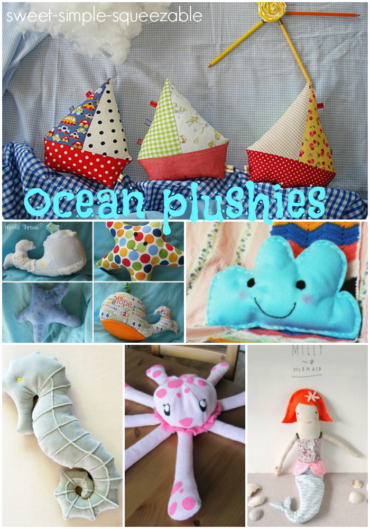 18 Ocean Plushies – Free Templates