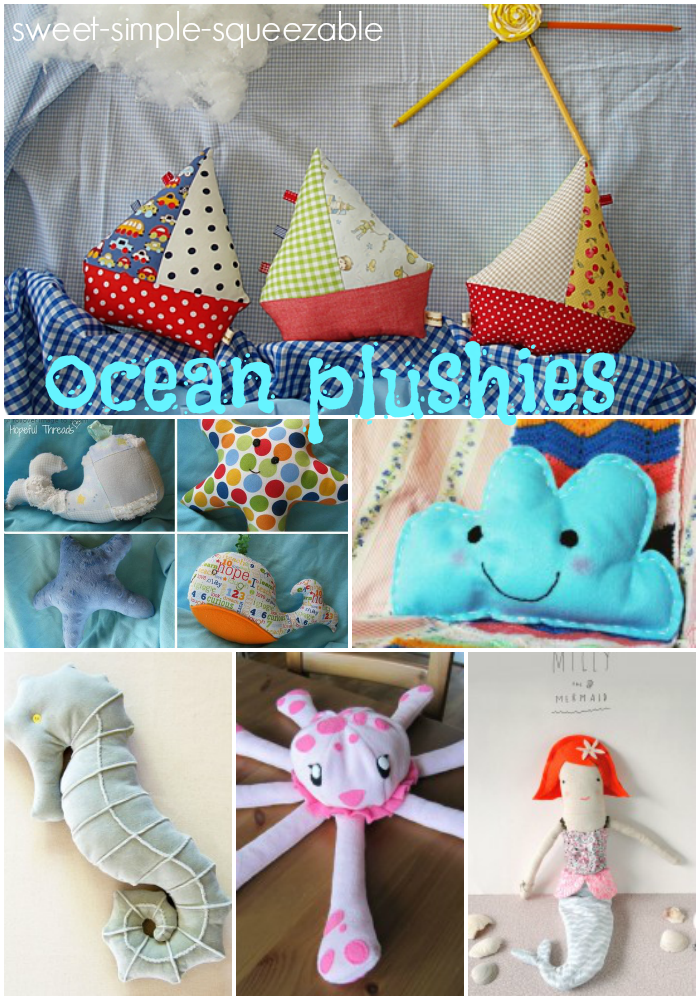 ocean plushies you can sew