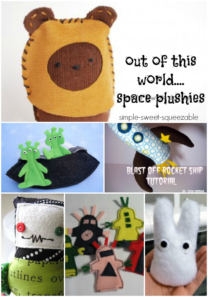 out of this world space plushie you can sew