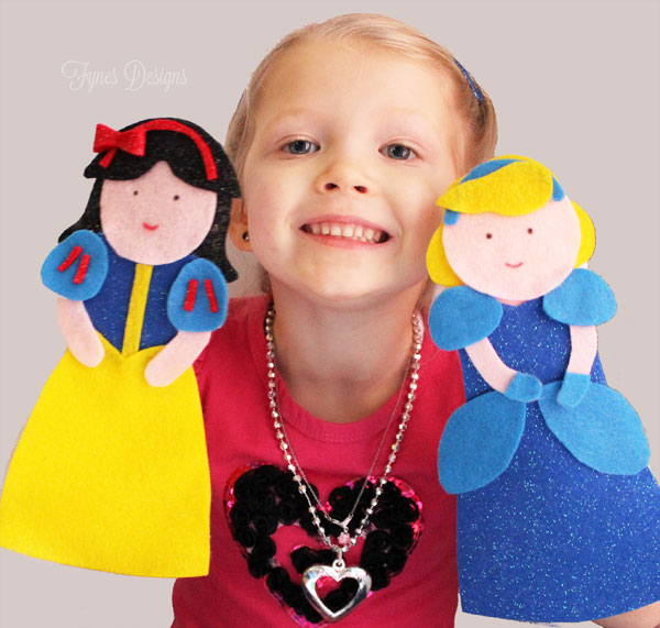 Disney Princess Puppets- FREE Pattern