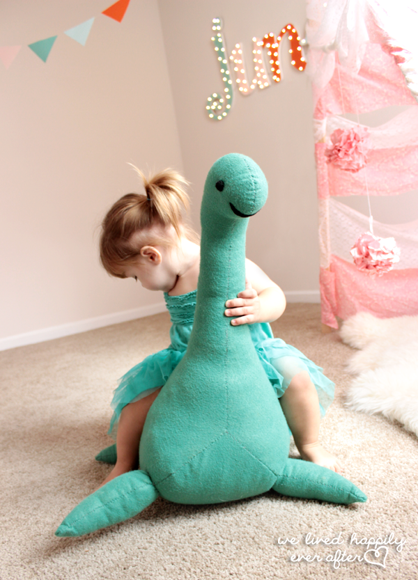 diy stuffed dinosaur