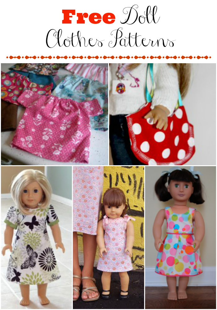free doll clothes patterns