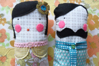 Monsieur et Madame Lolly Doll Tutorial