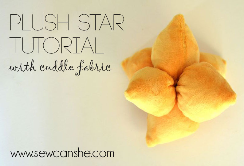 Easy Plush Star Tutorial 