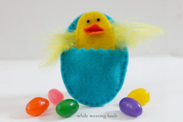 Felt Egg Holder AND Finger Puppet Tutorial