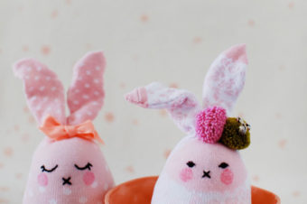 How to Make Easter Bunny Softies From Socks 