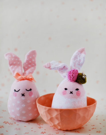 How to Make Easter Bunny Softies From Socks 