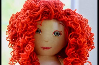 making curly hair for your doll