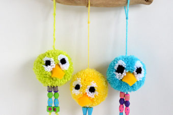 How to make – Pom Pom Bird Craft