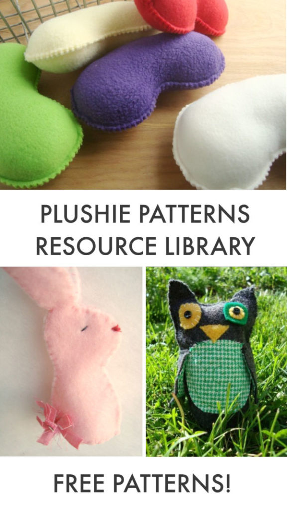 PLUSHIE PATTERNS RESOURCE LIBRARY sign up and get access to free patterns! 