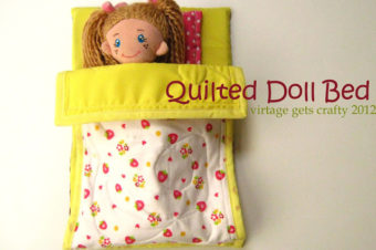 How to Make a Quilted Doll Bed