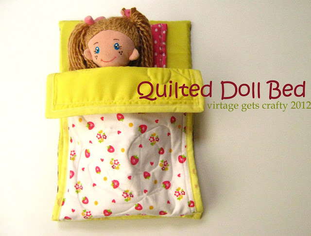 How to Make a Quilted Doll Bed