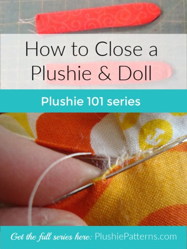 Learn how to close a plushie or doll with the ladder stitch. Part of the Plushie 101 series