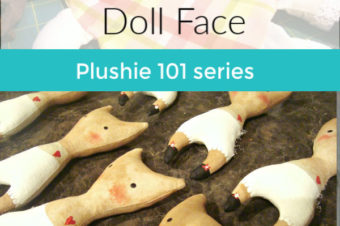 How to Paint a Fabric Doll Face