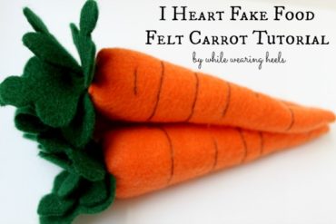 How To Sew Felt Carrots